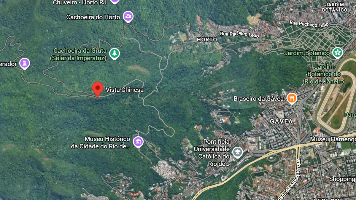 Vista Chinesa. Acidente com helicóptero